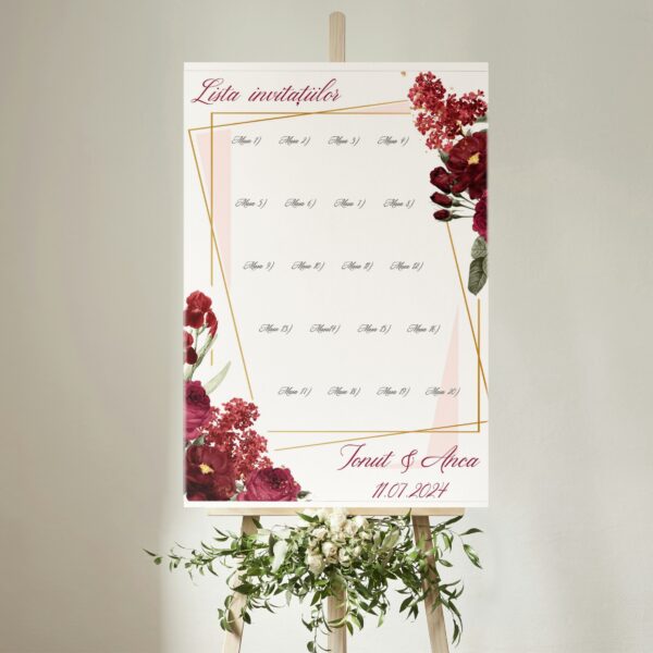 Lista de  invitati