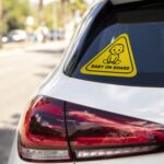 Autocolant baby on board (bebeluș)