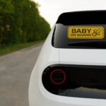Autocolant baby on board (suzetă)