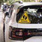 Autocolant baby on board (tălpile)